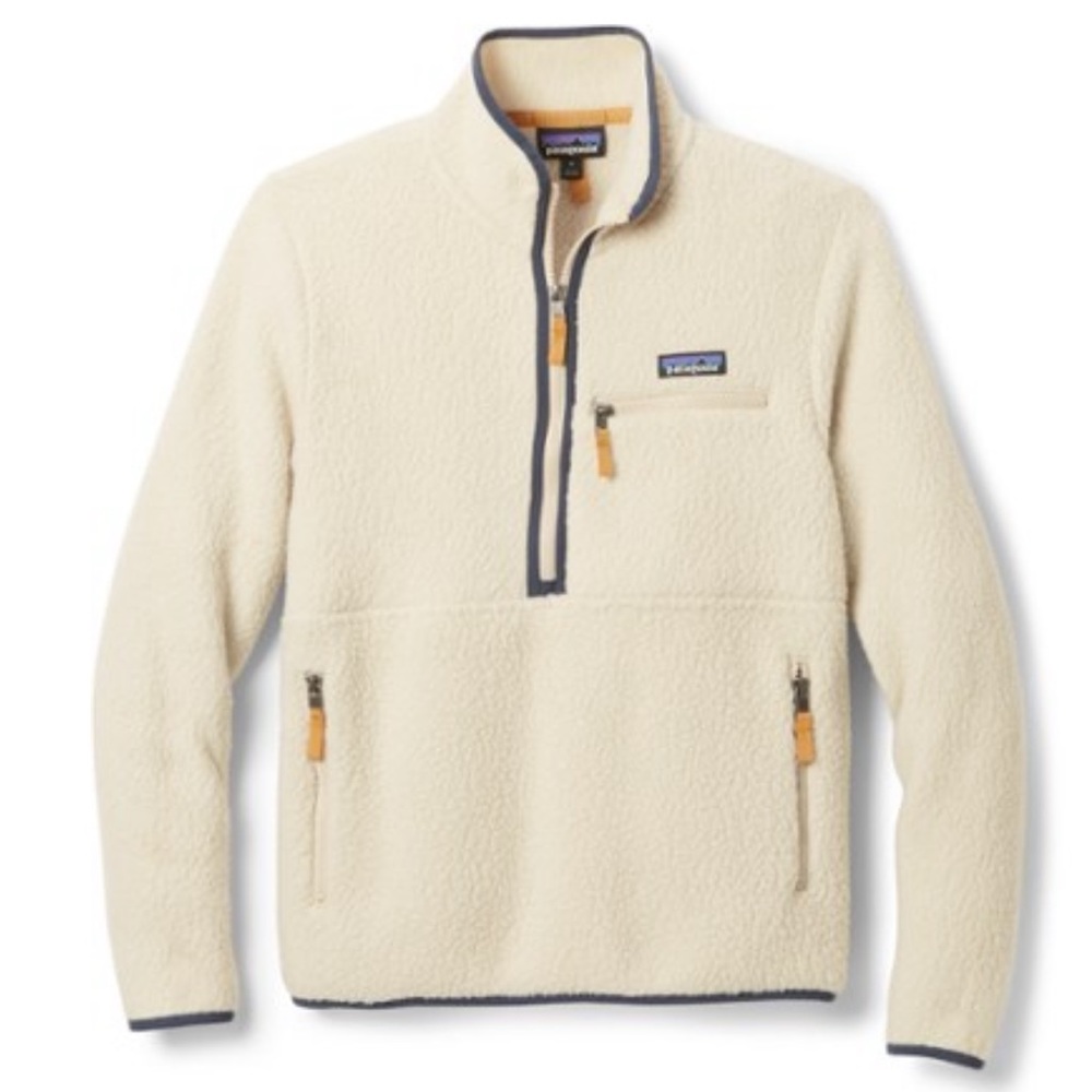 patagonia womens retro pile marsupial fleece pullover